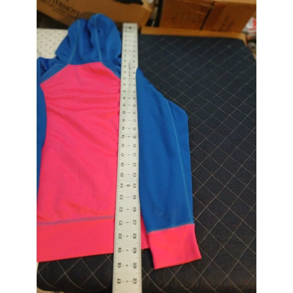 Nike Therma Fit Hoodie Girls Small Pink And Blue Great Condition Sz L
